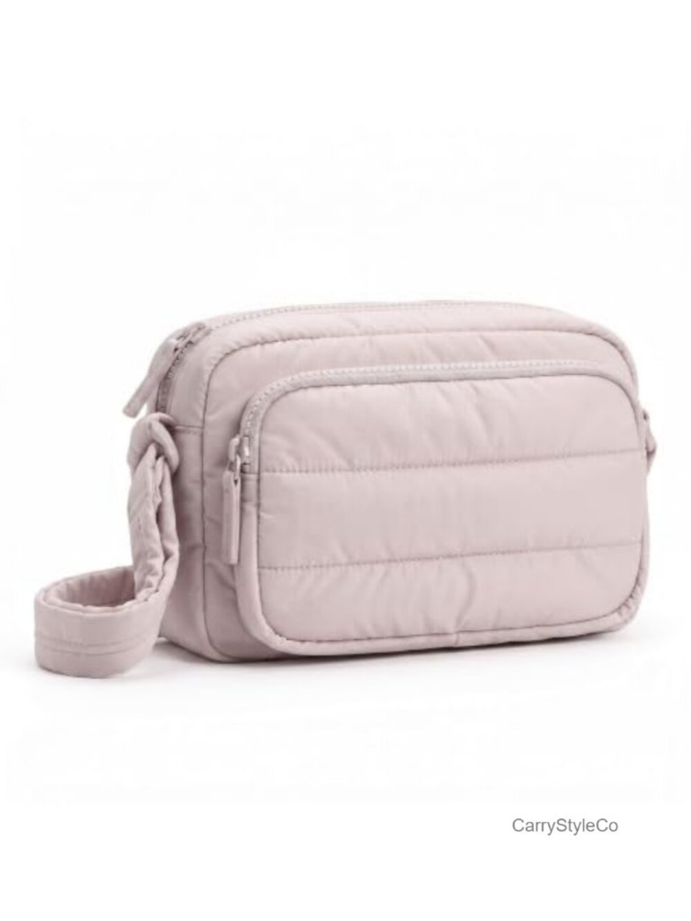 Puffer Crossbody Bag Multi Pockets RFID Blocking Nylon Travel Handbag